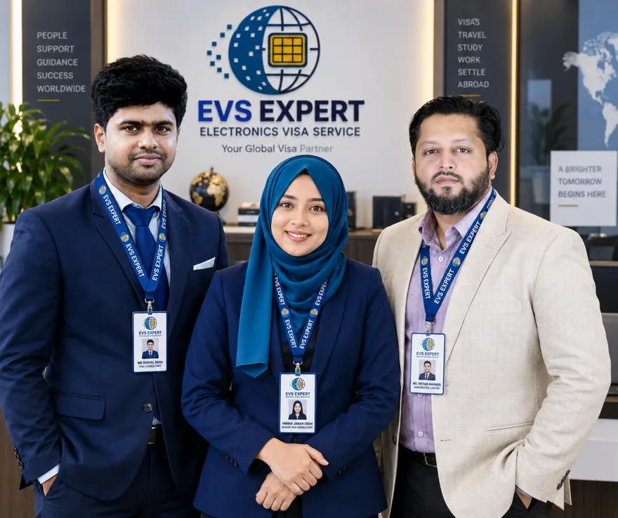 The EVS Expert team at their office